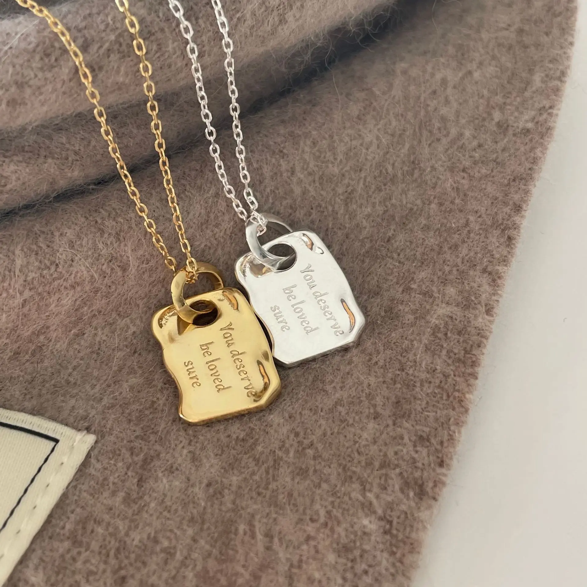Geometry 925 Sterling Silver Necklace 18K Gold Letter Plate Pendant Necklace For Women Fine Jewelry 2021 Trend Silver 925
Geometry 925 Sterling Silver Necklace 18K Gold Letter Plate Pendant Necklace For Women Fine Jewelry 2021 Trend Silver 925