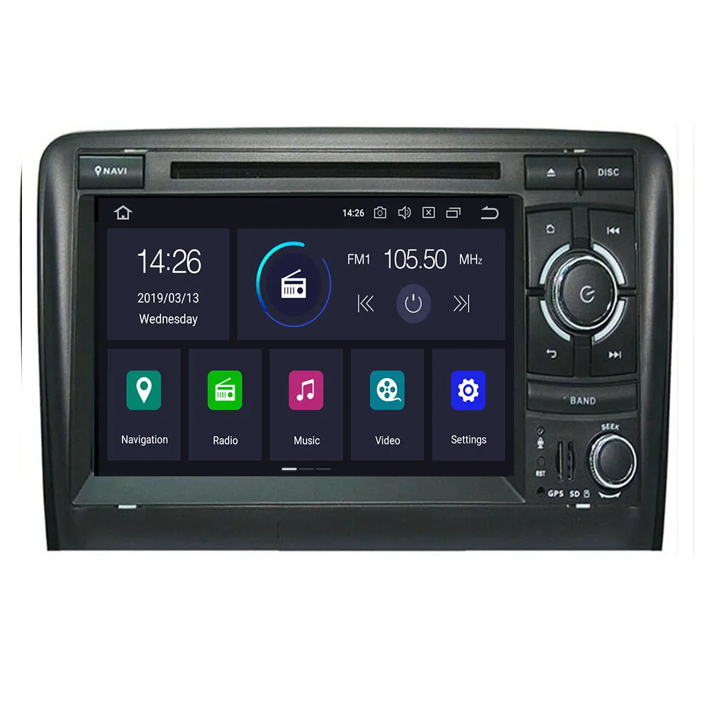 Для Audi A3 S3 2002 2011 2 din android 10 автомобильный мультимедийный dvd плеер GPS Радио стерео BT