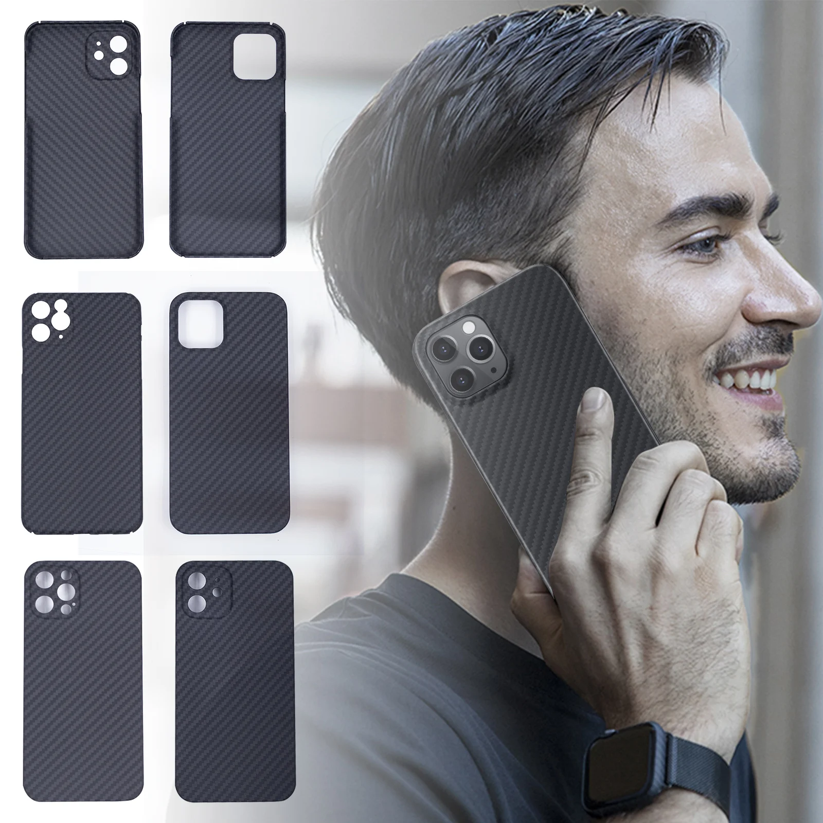 Carbon Fiber Phone Case Designed for iPhone Series Wireless Charging Easy to Hold Mobile Phone Cases Covers Accessories SP99
Carbon Fiber Phone Case Designed for iPhone Series Wireless Charging Easy to Hold Mobile Phone Cases Covers Accessories SP99