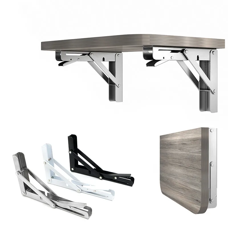 2PCS 8-16Inch Stainless steel triangle folding bracket White and black heavy duty bracket wall mounted furniture hardware
2PCS 8-16Inch Stainless steel triangle folding bracket White and black heavy duty bracket wall mounted furniture hardware