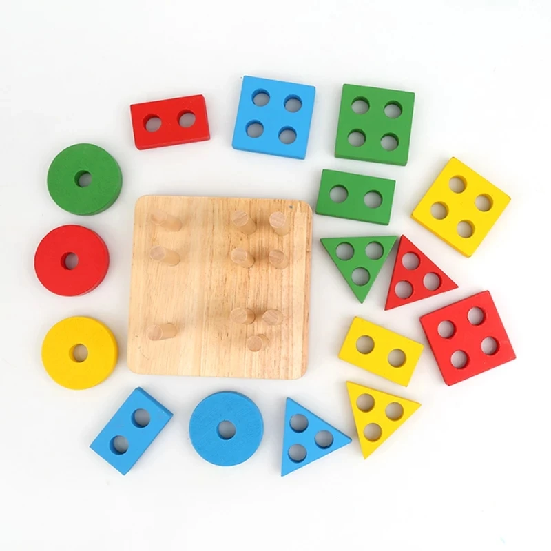 Geometric Shapes Wooden Montessori Puzzle Sorting Math Bricks Preschool Learning Educational Game Baby Toddler Toys For Children
Geometric Shapes Wooden Montessori Puzzle Sorting Math Bricks Preschool Learning Educational Game Baby Toddler Toys For Children