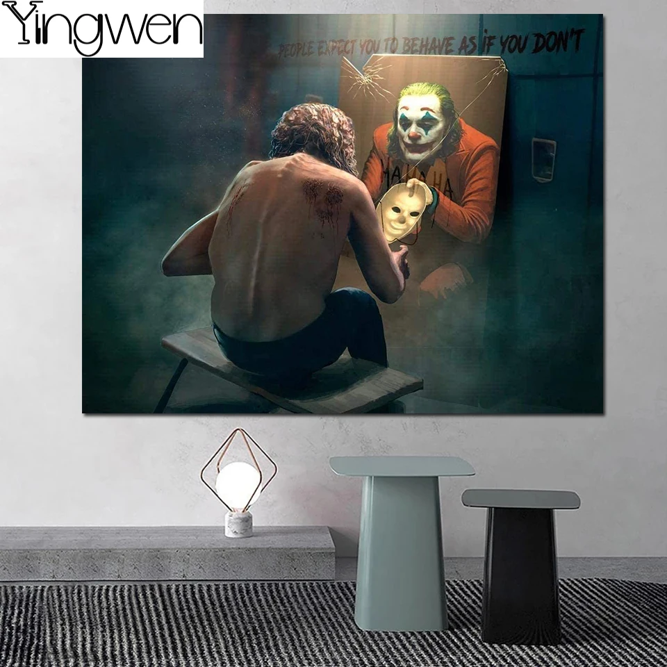 5D Diamond Painting Mirror Clown DIY Full Diamond Embroidery Stitch Mosaic Art Creative Home Decoration Children Toys Play Style
5D Diamond Painting Mirror Clown DIY Full Diamond Embroidery Stitch Mosaic Art Creative Home Decoration Children Toys Play Style