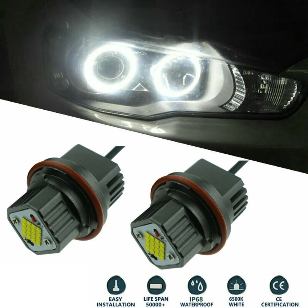 6000K Angel eye light 5W XB-D 4800LM White 80W For BMW E39 E60 E63 X5 Replacement 2pcs
6000K Angel eye light 5W XB-D 4800LM White 80W For BMW E39 E60 E63 X5 Replacement 2pcs