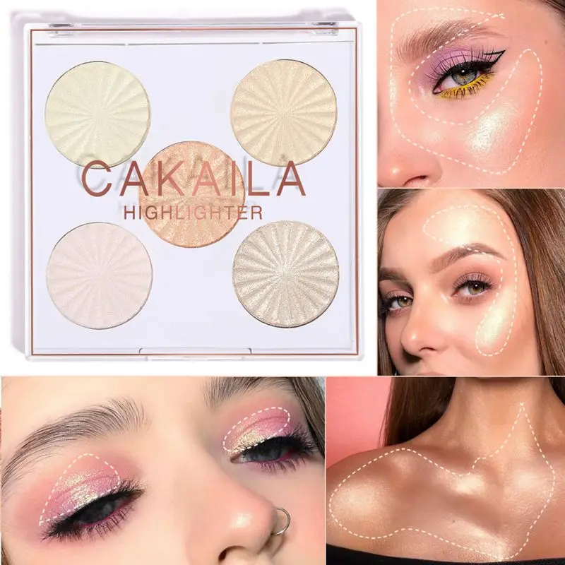 Shimmer Suit All Skin Tones Soft Texture Makeup Contour Highlighting Powder Face Highlighters 5 Shades Long Lasting Face Makeup
Shimmer Suit All Skin Tones Soft Texture Makeup Contour Highlighting Powder Face Highlighters 5 Shades Long Lasting Face Makeup