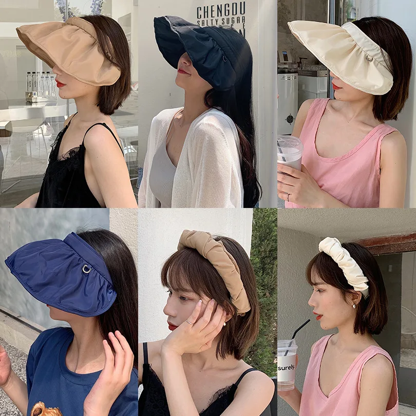 South Korea Shell Empty Top Hat Summer Sun Hat Female Visor Big Brim Hat Outdoor Visor Girl Tide Hat Three-time Hat
South Korea Shell Empty Top Hat Summer Sun Hat Female Visor Big Brim Hat Outdoor Visor Girl Tide Hat Three-time Hat