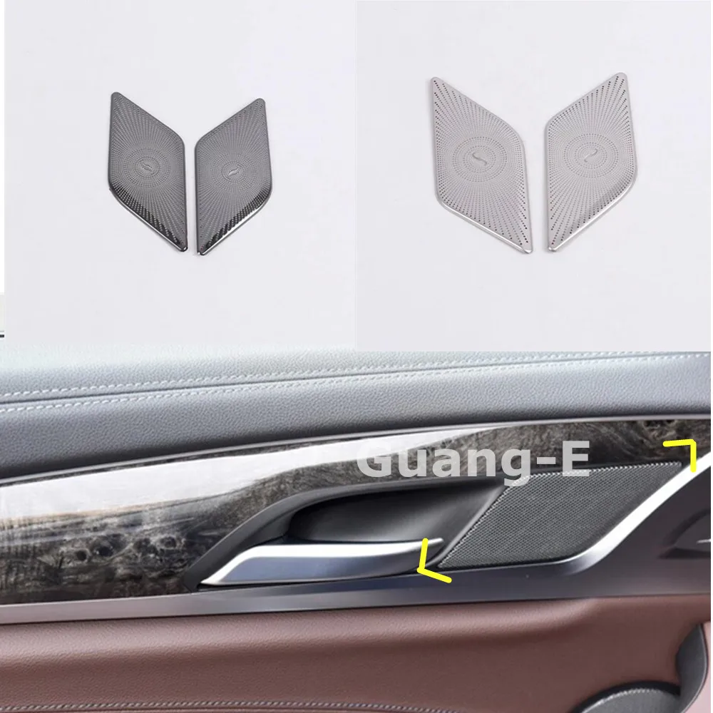 Car Stainless Steel Detector Inside Door Audio Speak Sound Ring Lamp Trim Hood For BMW X3 XDrive 25i 28i 30i 2018 2019 2020
Car Stainless Steel Detector Inside Door Audio Speak Sound Ring Lamp Trim Hood For BMW X3 XDrive 25i 28i 30i 2018 2019 2020