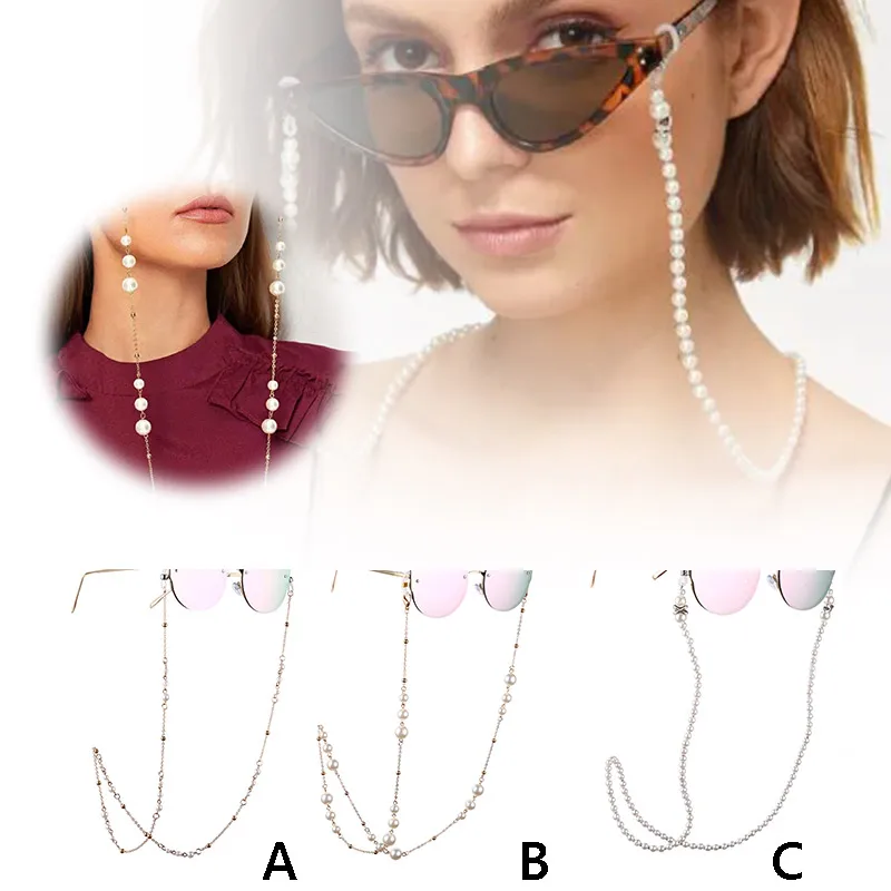 Women Eyeglass Chains Imitation Pearls Sunglasses Glasses Chain Eyewears Cord Holder Neck Rope Chic Fashion Pearl Beaded Cords
Women Eyeglass Chains Imitation Pearls Sunglasses Glasses Chain Eyewears Cord Holder Neck Rope Chic Fashion Pearl Beaded Cords