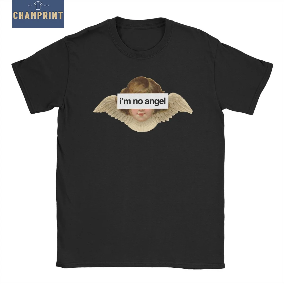 I'm No Angel T-Shirts for Men Kawaii Cherub Funny Cotton Tee Shirt O Neck Short Sleeve T Shirts Gift Idea Clothing
I'm No Angel T-Shirts for Men Kawaii Cherub Funny Cotton Tee Shirt O Neck Short Sleeve T Shirts Gift Idea Clothing