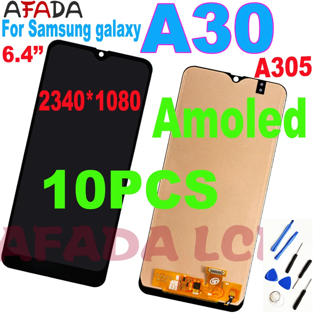 10PCS 6.4'' For SAMSUNG GALAXY A30 A305DS A305FN A305G A305GN A305YN A305F A305A LCD Display Touch Screen Digitizer Assembly
10PCS 6.4'' For SAMSUNG GALAXY A30 A305DS A305FN A305G A305GN A305YN A305F A305A LCD Display Touch Screen Digitizer Assembly