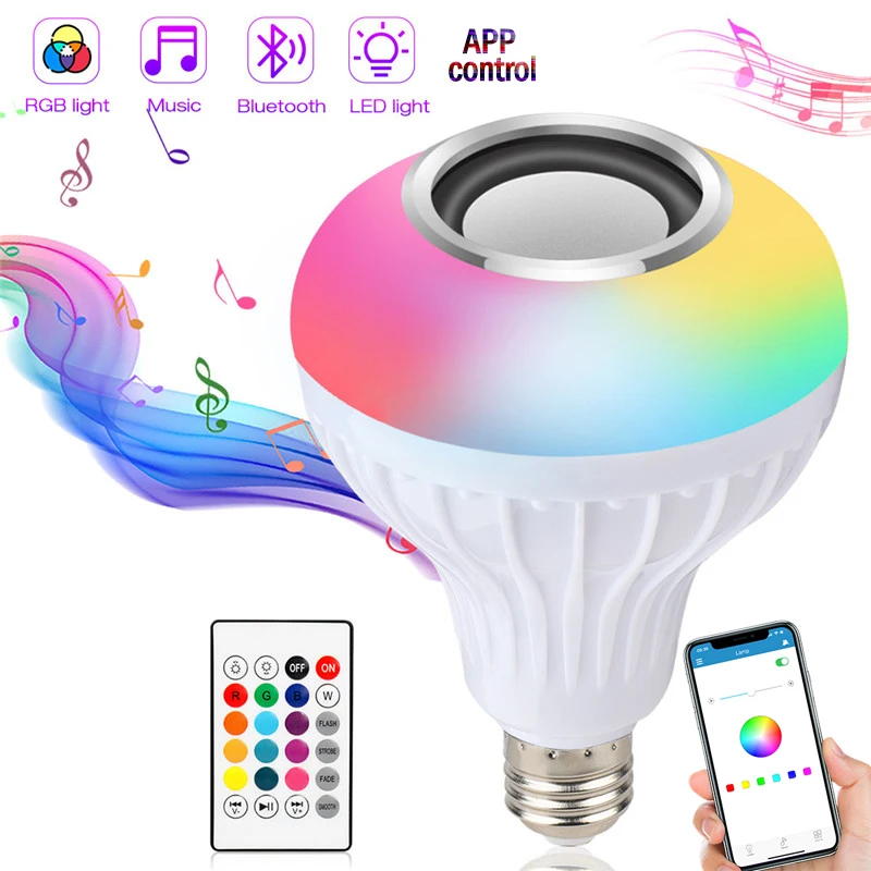 Светодиодная лампочка Smart E27 RGB с Bluetooth-динамиком, регулируемая музыкальсветильник па, беспроводное приложение, светильник, рождественский п...
Светодиодная лампочка Smart E27 RGB с Bluetooth-динамиком, регулируемая музыкальсветильник па, беспроводное приложение, светильник, рождественский п...