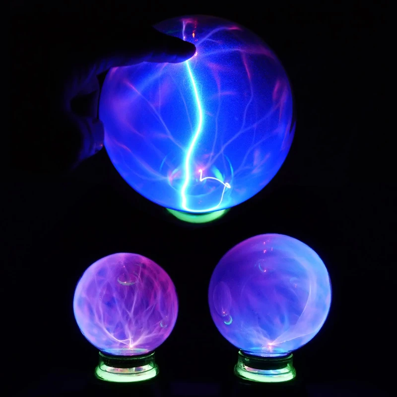 Plasma Ball Lamp 6 Inch Magic Globe Touch Sensitive Interactive Lamp Nebula Sphere for Decorations Parties Bedroom Holiday Gifts
Plasma Ball Lamp 6 Inch Magic Globe Touch Sensitive Interactive Lamp Nebula Sphere for Decorations Parties Bedroom Holiday Gifts