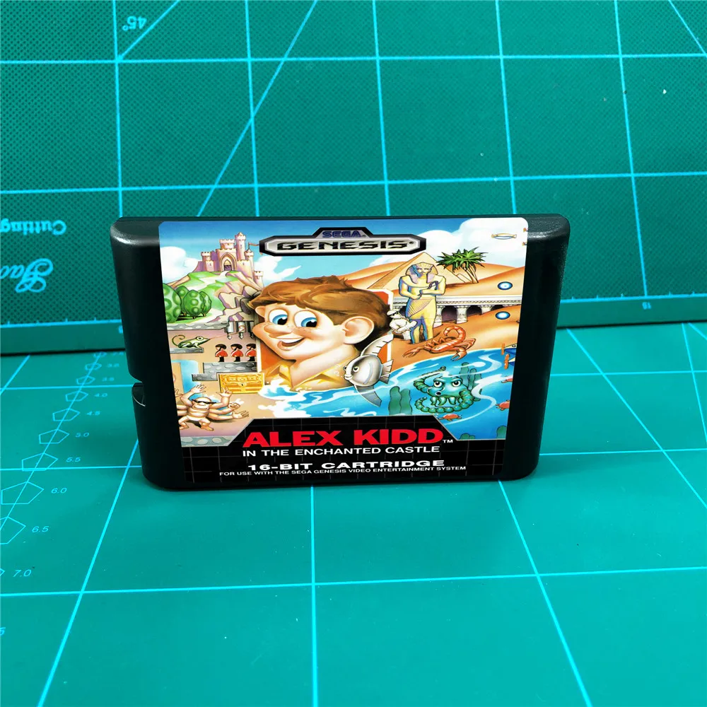 Alex Kidd 16 бит MD игры Картридж для MegaDrive Genesis консоли|Запасные части| |