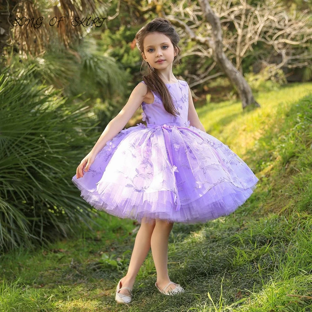 Little Purple Angel Tea Length Wedding Flower Girl Dresses Backless Boat Collar Children Photography Gown платье для девочк
Little Purple Angel Tea Length Wedding Flower Girl Dresses Backless Boat Collar Children Photography Gown платье для девочк