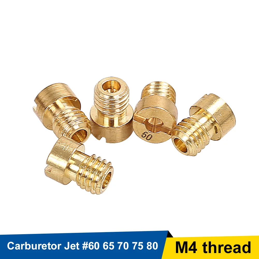 5Pcs/Set Racing Carb Carburetor Jet Main Nozzle M4 Thread #60 65 70 75 80 For 50cc/60cc/80cc Carburetor Injector Nozzle
5Pcs/Set Racing Carb Carburetor Jet Main Nozzle M4 Thread #60 65 70 75 80 For 50cc/60cc/80cc Carburetor Injector Nozzle
