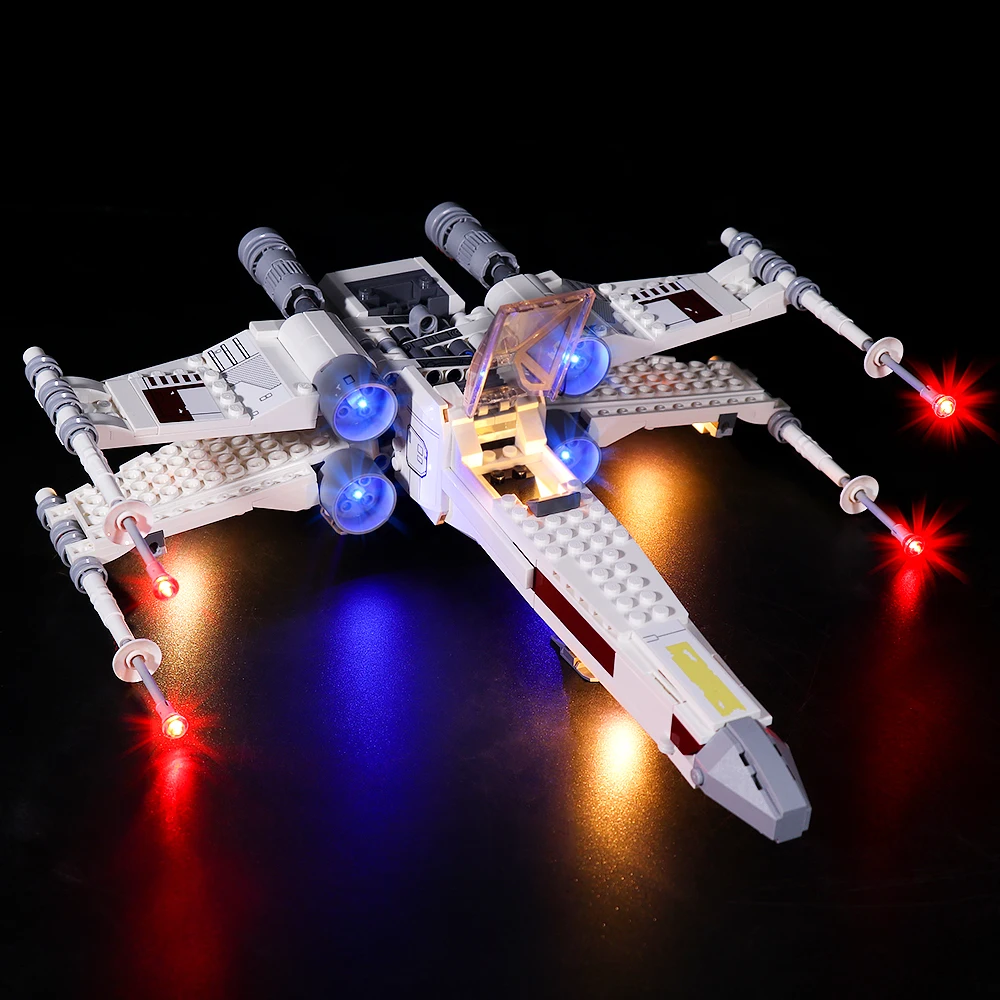 LED Light Kit for Wars Luke Skywalkers X-Wing Fighter Lighting Set For 75301( Not Include Lego Set )
LED Light Kit for Wars Luke Skywalkers X-Wing Fighter Lighting Set For 75301( Not Include Lego Set )