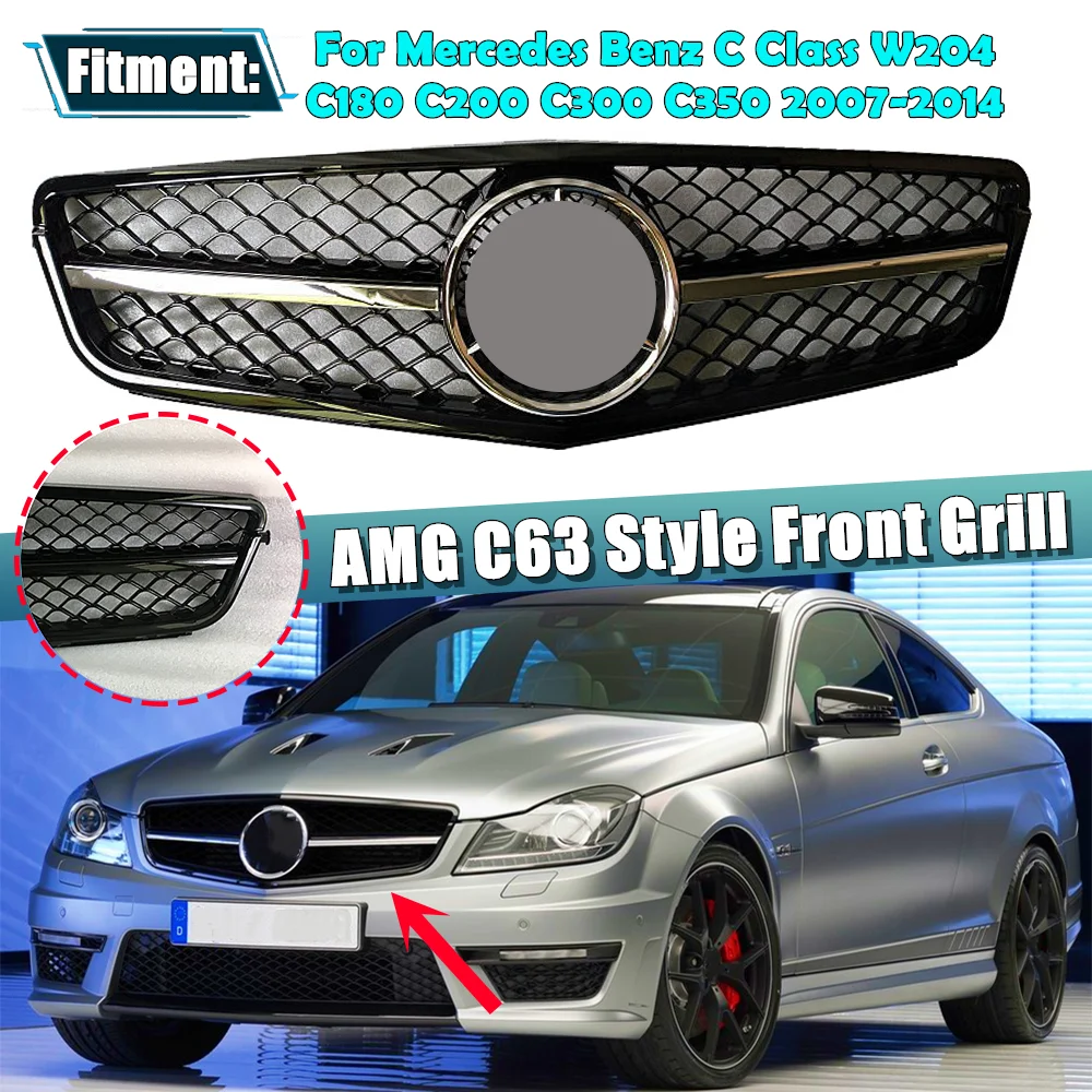 Передняя Верхняя решетка радиатора автомобиля AMG C63 стиль для Mercedes для Benz C Class W204 C180 C200 C300 C350 2007-20014 сменная деталь
Передняя Верхняя решетка радиатора автомобиля AMG C63 стиль для Mercedes для Benz C Class W204 C180 C200 C300 C350 2007-20014 сменная деталь