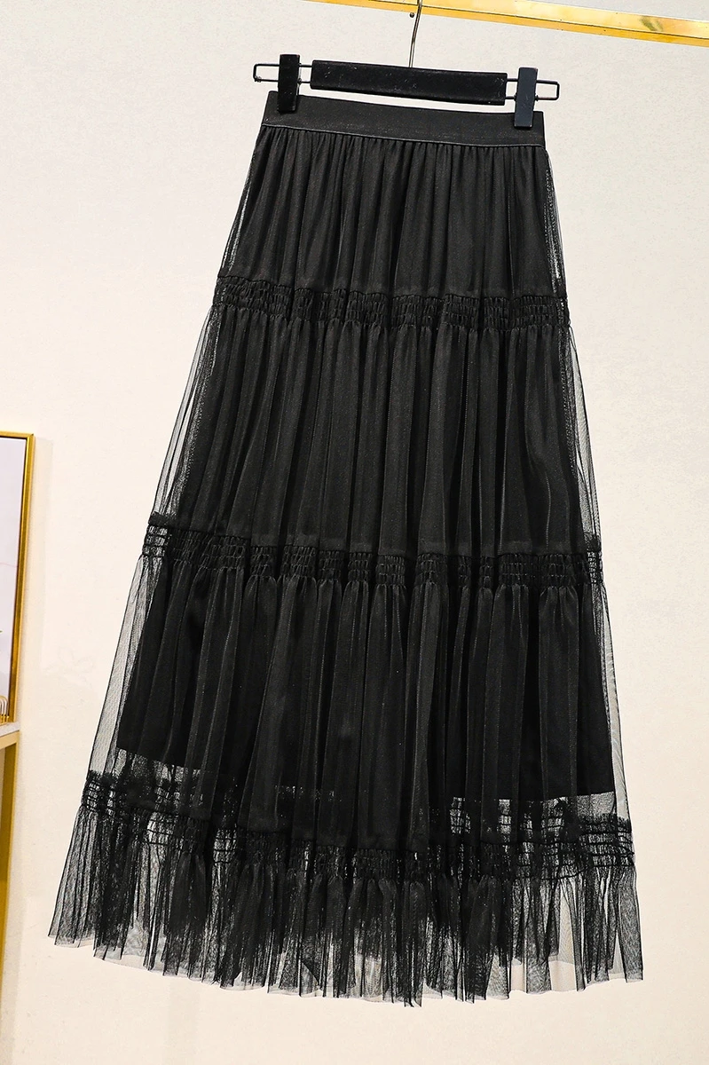 Womens Vintage Pleated Midi Long Skirt Female Korean Casual High Waist Chiffon Skirts Jupe Faldas 2021 Spring Summer
Womens Vintage Pleated Midi Long Skirt Female Korean Casual High Waist Chiffon Skirts Jupe Faldas 2021 Spring Summer