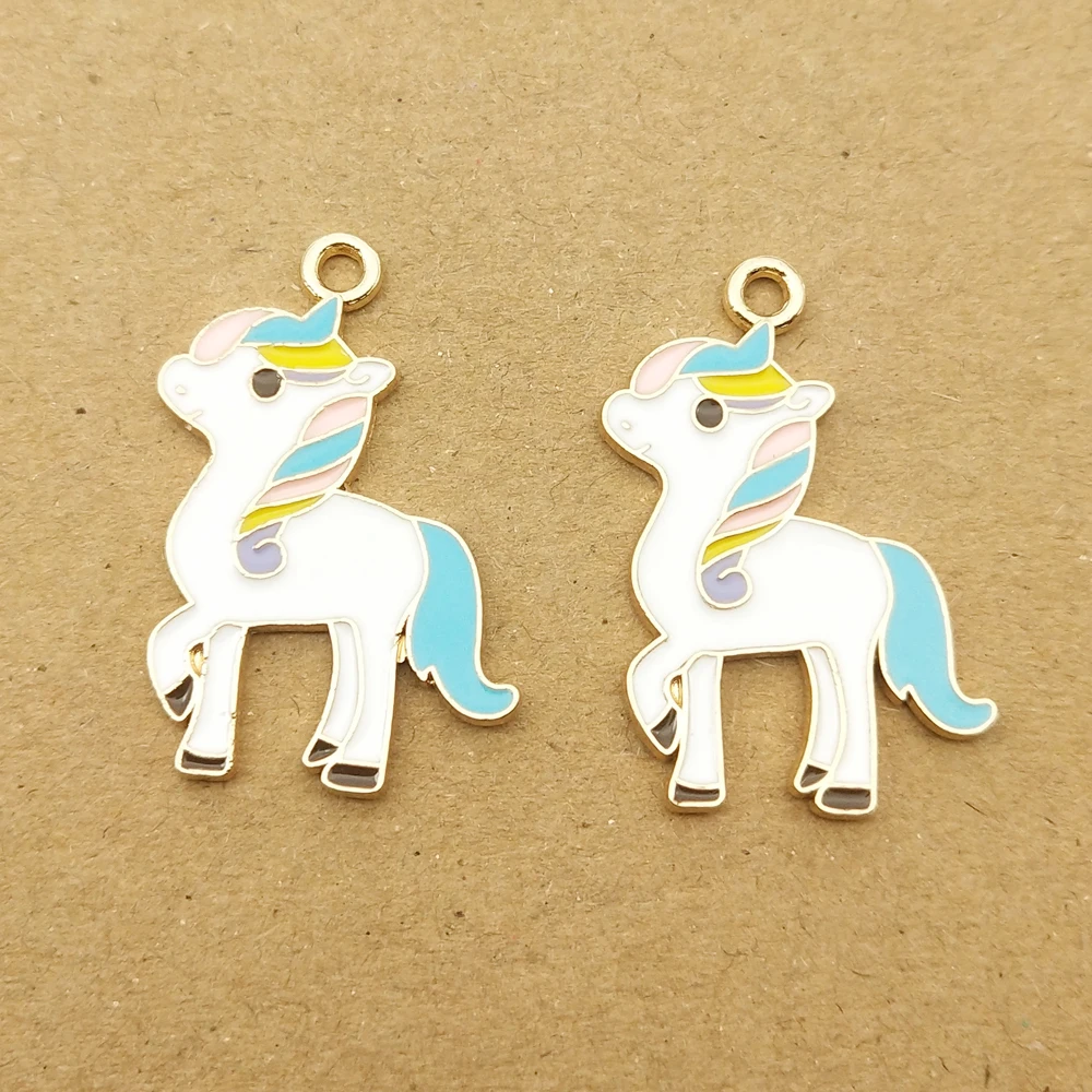 10pcs 18x28mm enamel unicorn charm for jewelry making cute earring pendant bracelet necklace charms diy design charms
10pcs 18x28mm enamel unicorn charm for jewelry making cute earring pendant bracelet necklace charms diy design charms