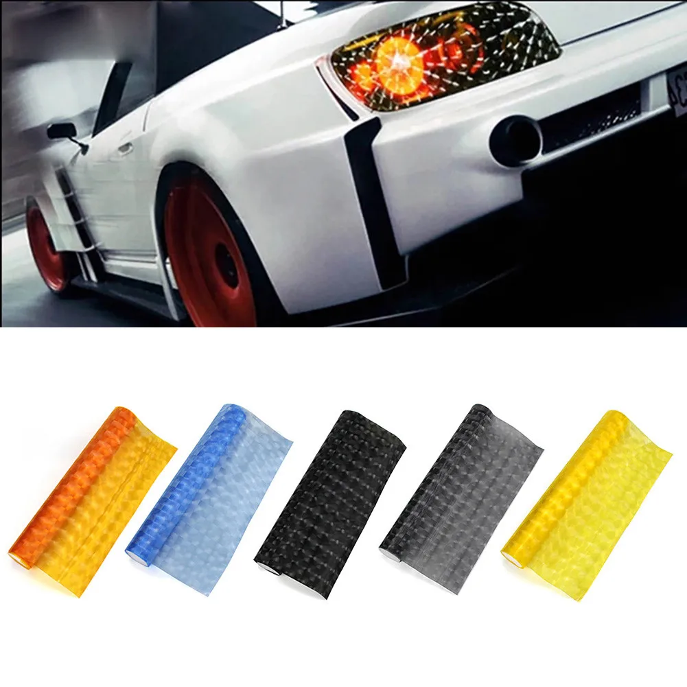 Universal 30 * 100cm 3D Cat Eye Car Sticker Smoke Fog Light Taillight Tint Vinyl Film DIY Car Light Protective Film Color Change
Universal 30 * 100cm 3D Cat Eye Car Sticker Smoke Fog Light Taillight Tint Vinyl Film DIY Car Light Protective Film Color Change