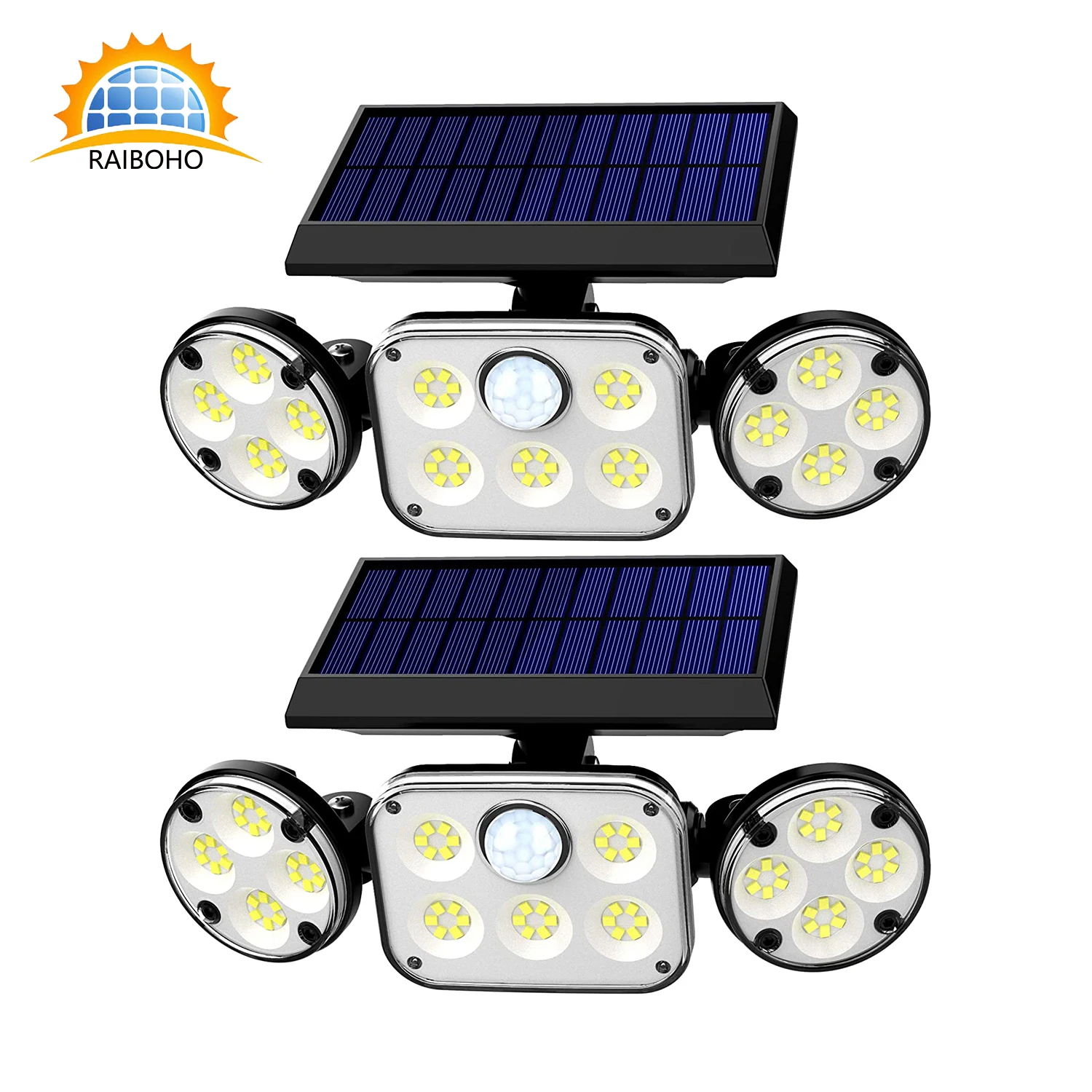 2PCS Solar Motion Lights Outdoor 3 Heads Solar Lights Outdoor 78 LED Waterproof Adjustable Solar Security Light with Sensor Yard
2PCS Solar Motion Lights Outdoor 3 Heads Solar Lights Outdoor 78 LED Waterproof Adjustable Solar Security Light with Sensor Yard