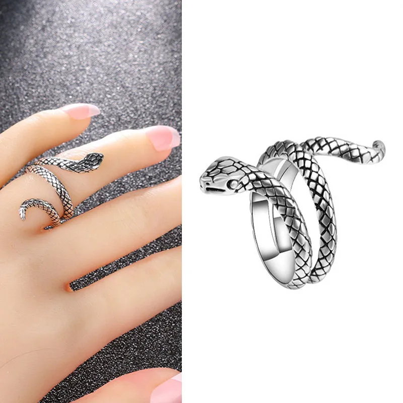 European and American Retro Alloy Snake-shaped Men and Women Universal Open Ring Personality Fashion Ring Jewelry Gift
European and American Retro Alloy Snake-shaped Men and Women Universal Open Ring Personality Fashion Ring Jewelry Gift