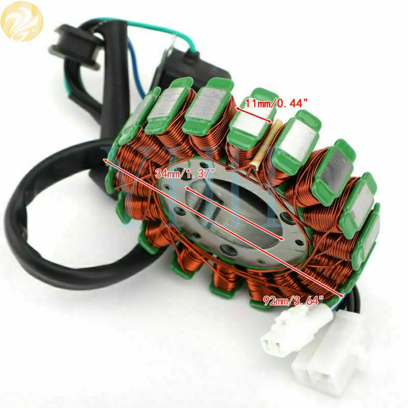 Motorcycle Generator Magneto Stator Coil Fits For Suzuki Ozark LTF250 Quadsport LTZ250 02-14 LTF 250 LTZ 250 2002 2008 2013 2014
Motorcycle Generator Magneto Stator Coil Fits For Suzuki Ozark LTF250 Quadsport LTZ250 02-14 LTF 250 LTZ 250 2002 2008 2013 2014