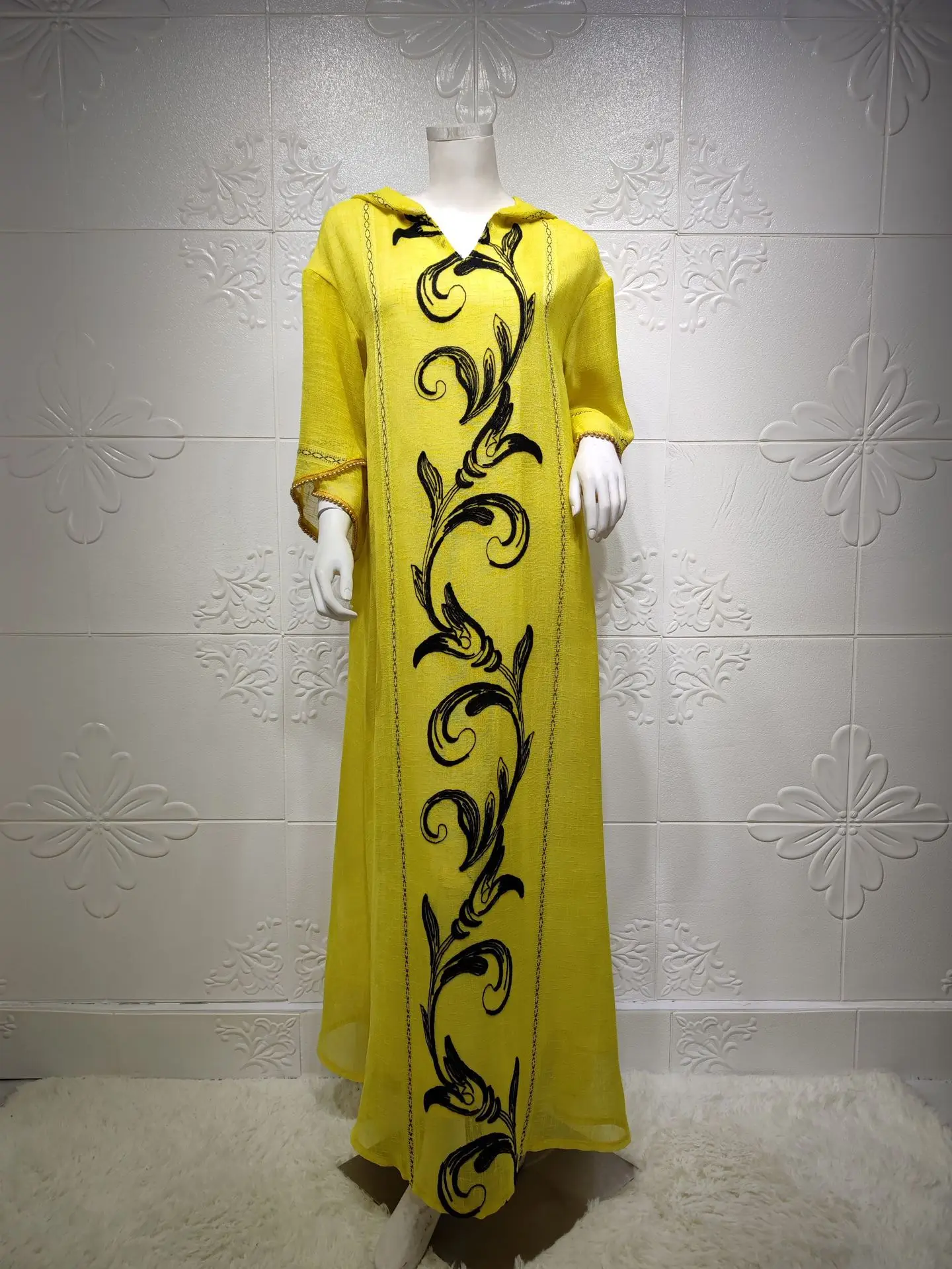 Muslim Women Long Dress Hijab V Neck Print Floral Ramadan Dubai Mid East Turkey Marocain Abayas Caftan Robe Vestidos Largos Hot
Muslim Women Long Dress Hijab V Neck Print Floral Ramadan Dubai Mid East Turkey Marocain Abayas Caftan Robe Vestidos Largos Hot