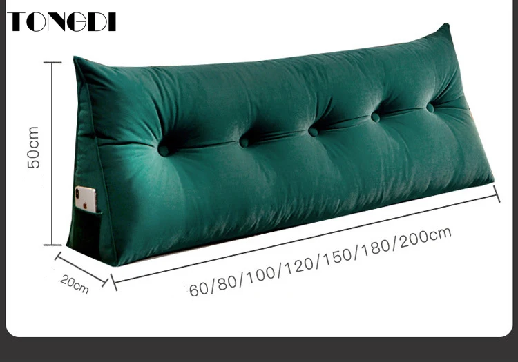 TONGDI Home Soft Large Big Pillow Back Cushion Long Suede Elastic Backrest Multifunction Luxury Decor For Bedside Seat Bed Sofa
TONGDI Home Soft Large Big Pillow Back Cushion Long Suede Elastic Backrest Multifunction Luxury Decor For Bedside Seat Bed Sofa