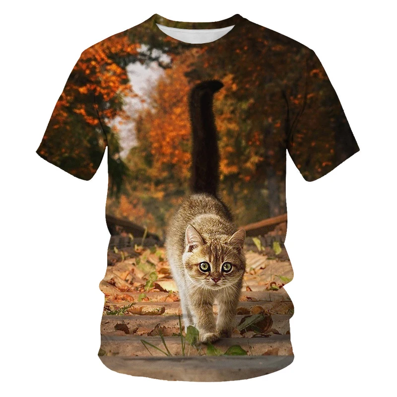 Summer fashion men's t-shirt cat pattern casual t-shirt 2021 men's hip-hop streetwear
Summer fashion men's t-shirt cat pattern casual t-shirt 2021 men's hip-hop streetwear