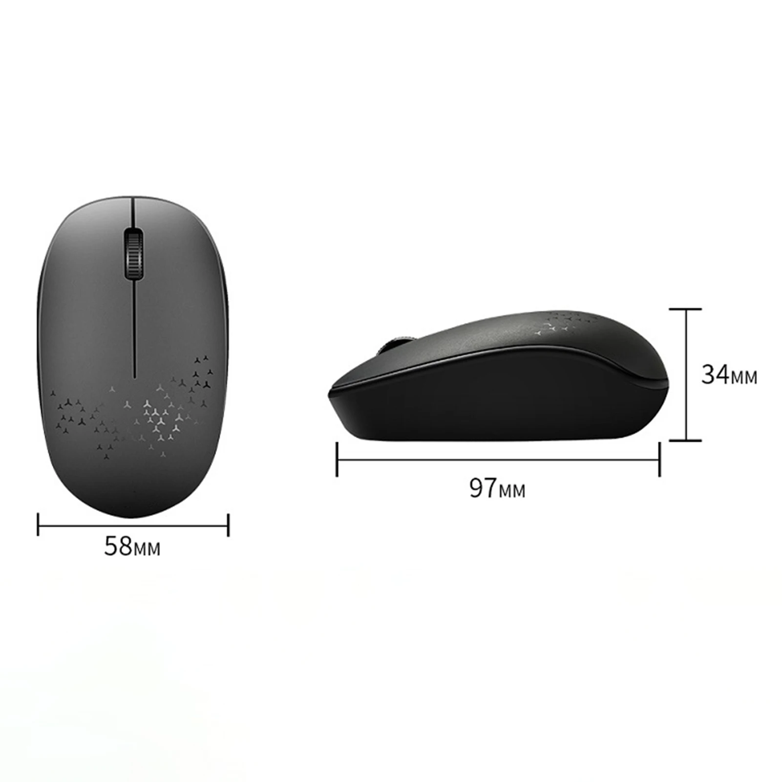 Portable Ergonomics Mute Wireless Bluetooth Optical Mouse Computer Accessory for PC/Laptop
Portable Ergonomics Mute Wireless Bluetooth Optical Mouse Computer Accessory for PC/Laptop