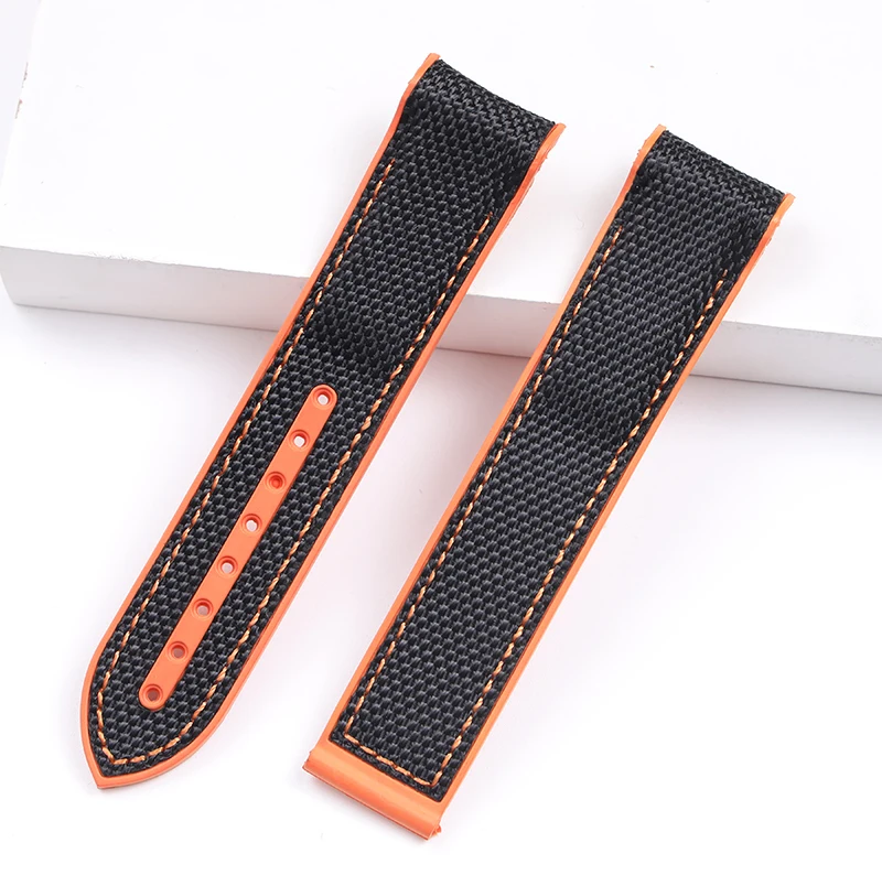 22mm Nylon Canvas Rubber Lining Watch Band Bracelets Belt Watch Strap For Omega Seamaster Planet Ocean 8900 9900 8800 Watch
22mm Nylon Canvas Rubber Lining Watch Band Bracelets Belt Watch Strap For Omega Seamaster Planet Ocean 8900 9900 8800 Watch