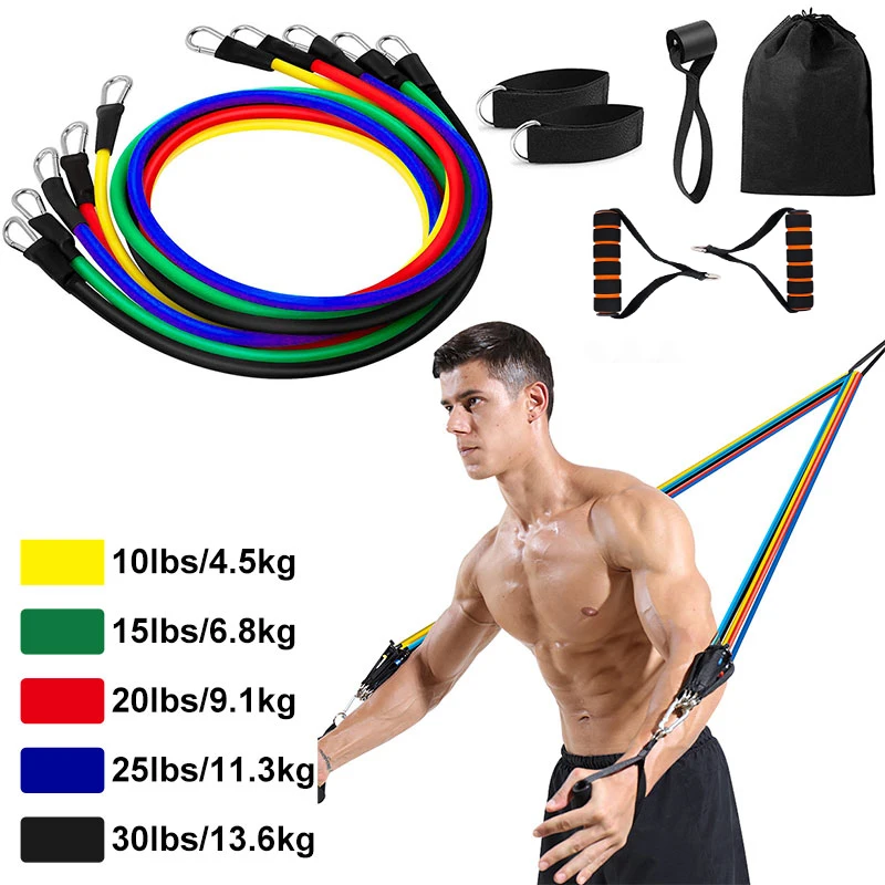 Resistance Band Crossfit Training Muscle Strength Gym Equipment Fitness Yoga Exercise Pull Rope Rubber Elastic Training Expander
Resistance Band Crossfit Training Muscle Strength Gym Equipment Fitness Yoga Exercise Pull Rope Rubber Elastic Training Expander