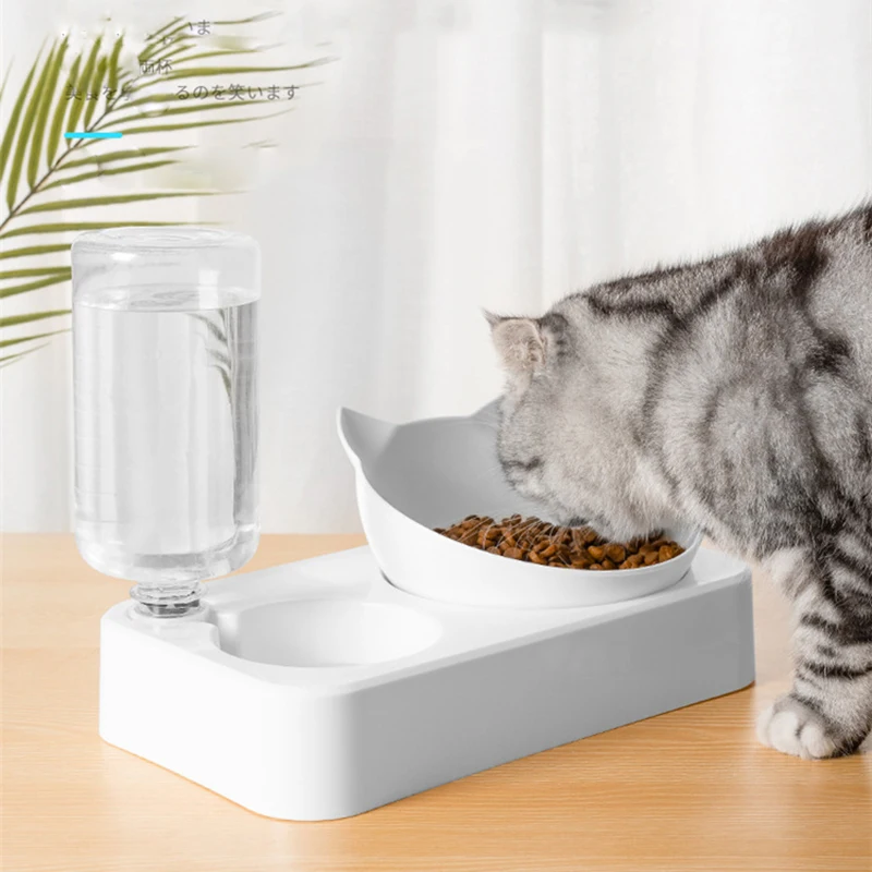 Pet Bowl Automatic Feeder Dog Cat Food Bowl with Water Dispenser Double Bowl Drinking Raised Stand Dish Bowls with Pet Supplies
Pet Bowl Automatic Feeder Dog Cat Food Bowl with Water Dispenser Double Bowl Drinking Raised Stand Dish Bowls with Pet Supplies