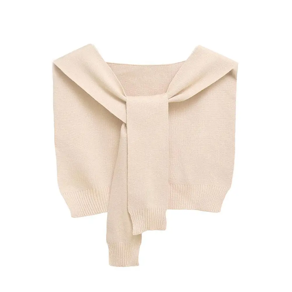 Korean Woolen Knit Warm Shawl Winter Female Blouse Shoulders Fake Collar Cape Knotted Scarf Color Neck Guard Scarve
Korean Woolen Knit Warm Shawl Winter Female Blouse Shoulders Fake Collar Cape Knotted Scarf Color Neck Guard Scarve
