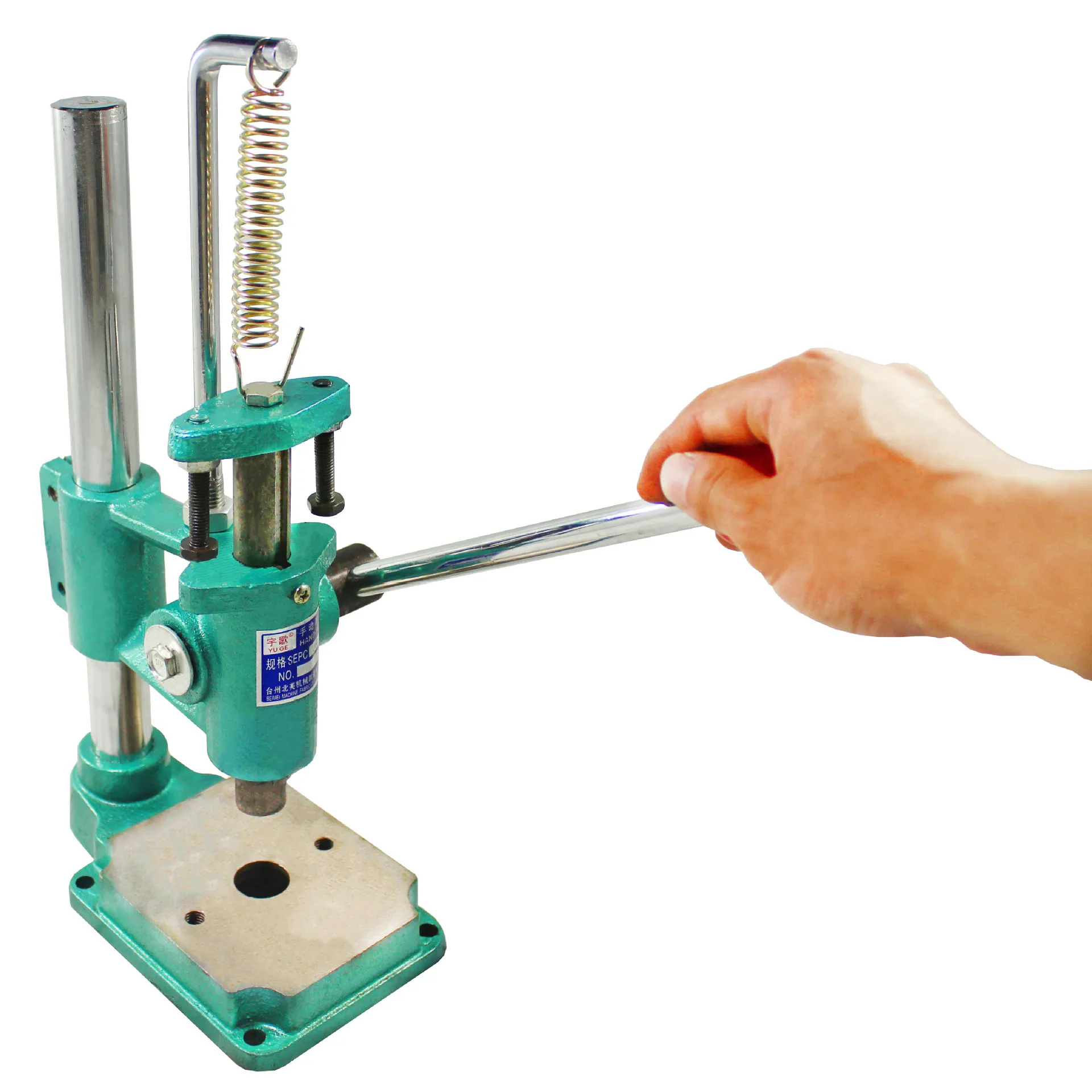 Manual Presses Industrial Precision Spring Press Small Punch Presses 160Kn Punching Machine Hand Stamping Machine
Manual Presses Industrial Precision Spring Press Small Punch Presses 160Kn Punching Machine Hand Stamping Machine