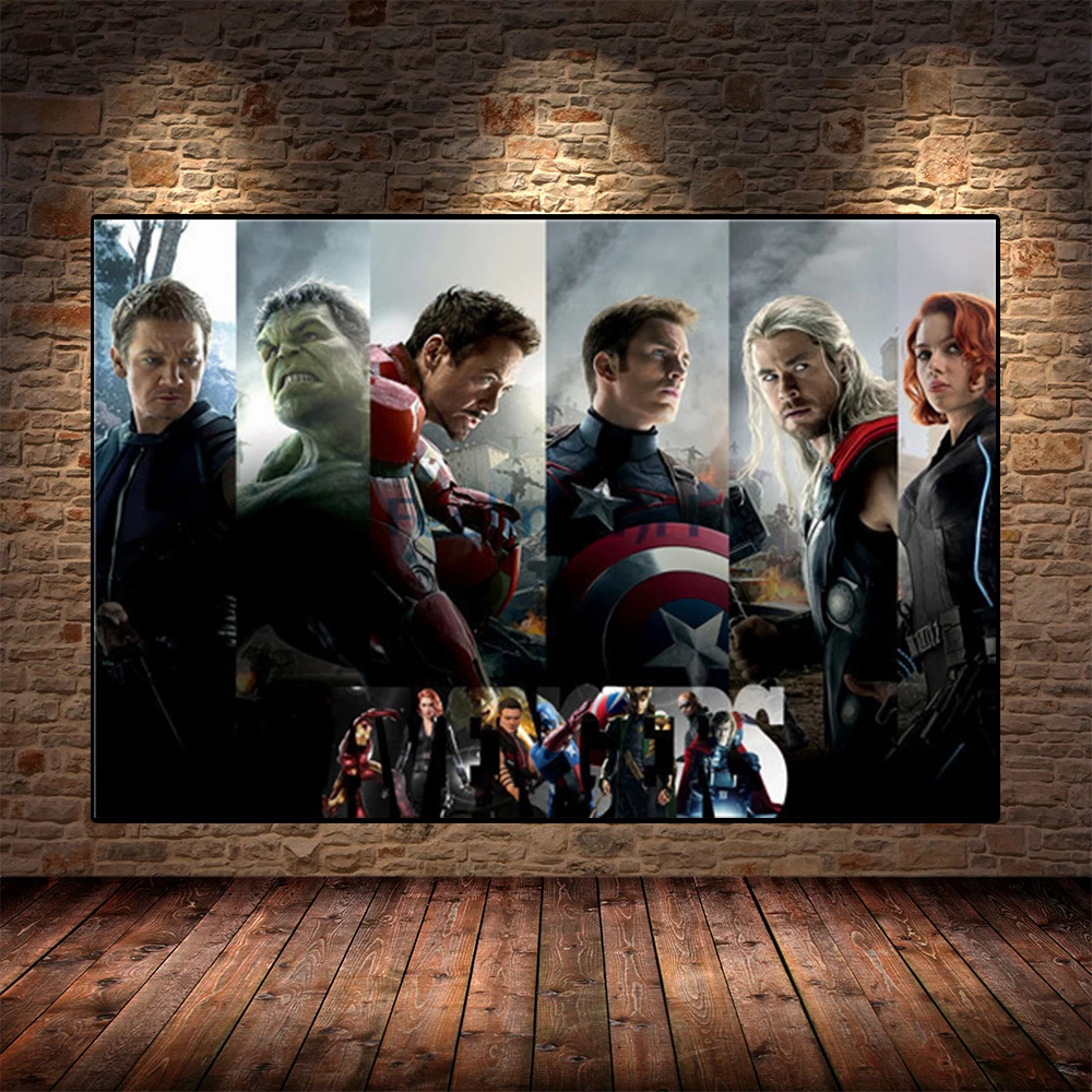 Marvel Avengers Anime Poster Hulk Hawkeye Superhero Canvas Painting Print Stylish Retro Room Cuadros Kids Living Home Decoration
Marvel Avengers Anime Poster Hulk Hawkeye Superhero Canvas Painting Print Stylish Retro Room Cuadros Kids Living Home Decoration