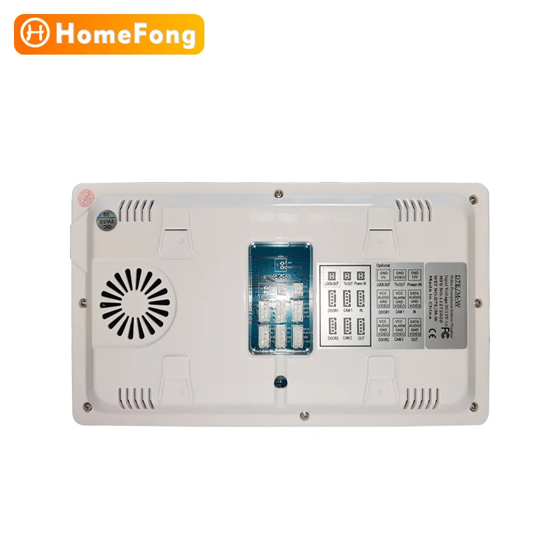 HomeFong Video Door Phone With Electronic Lock Intercom System for Villa 800 TVL Doorbell Camera IR Night Vision IP65 Waterproof
HomeFong Video Door Phone With Electronic Lock Intercom System for Villa 800 TVL Doorbell Camera IR Night Vision IP65 Waterproof