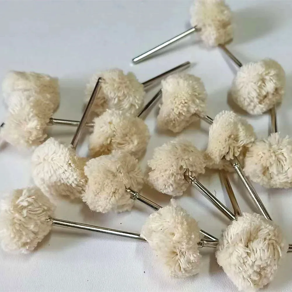 Mounted Off-White Cotton Thread Brush Grinding Buffing Wheel Grinder Head Drill Rotary Tools Dremel Accessories100Pcs/Pack
Mounted Off-White Cotton Thread Brush Grinding Buffing Wheel Grinder Head Drill Rotary Tools Dremel Accessories100Pcs/Pack