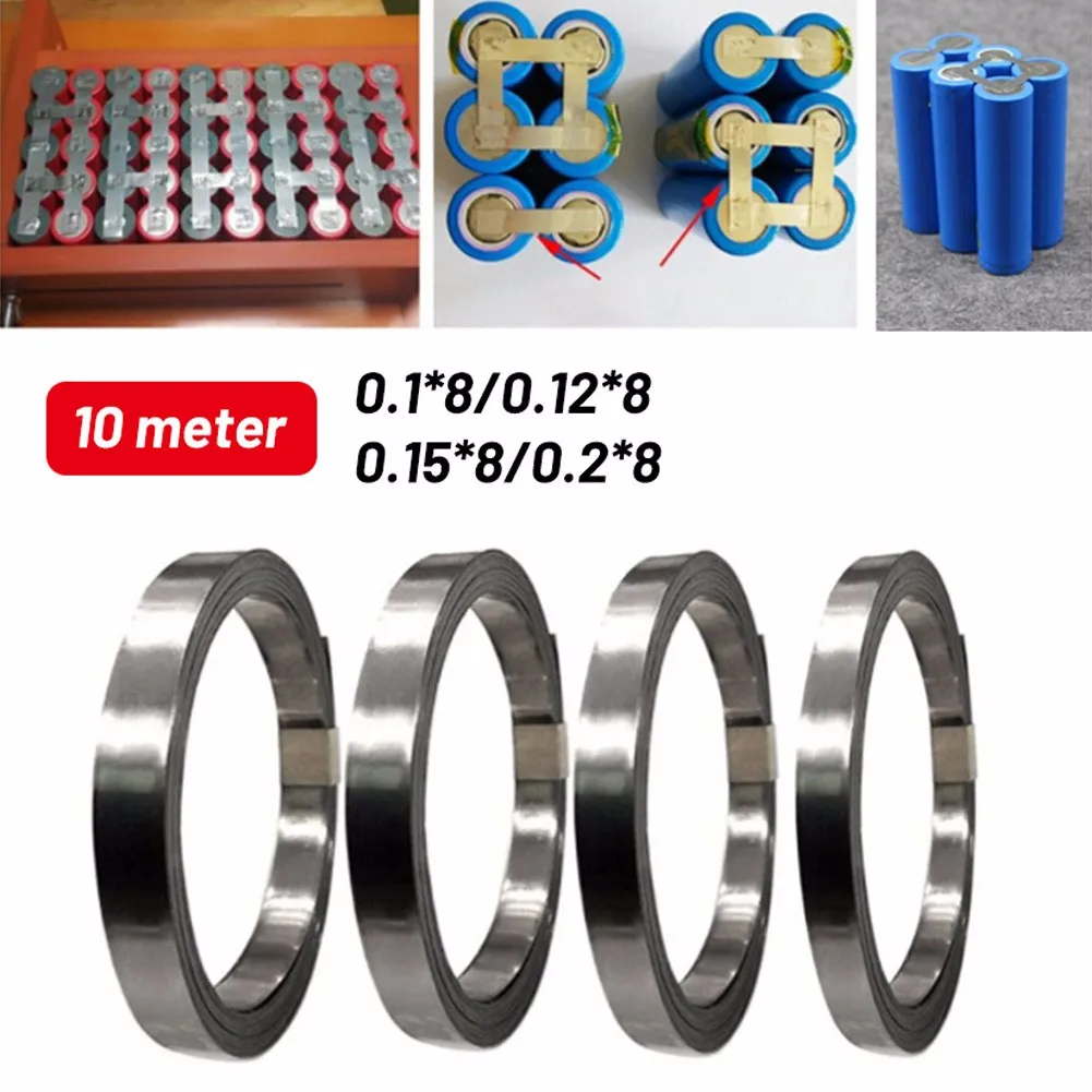 Nickel Sheet 0.2*8*10M 18650Li-ion Battery Plated Steel Nickel Sheet Belt Strip Cell Spot Welding
Nickel Sheet 0.2*8*10M 18650Li-ion Battery Plated Steel Nickel Sheet Belt Strip Cell Spot Welding