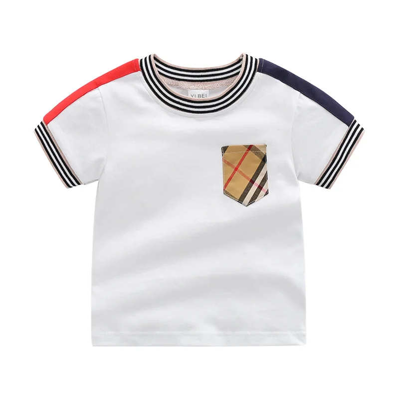 Boys Girls Summer T-shirt Baby Cotton Tee Tops Short Sleeves Clothing Short Tees Toddler Stripe T-shirt Cute Children Clothes
Boys Girls Summer T-shirt Baby Cotton Tee Tops Short Sleeves Clothing Short Tees Toddler Stripe T-shirt Cute Children Clothes