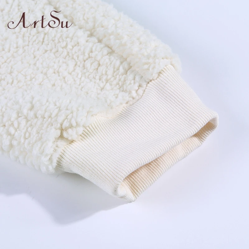 ArtSu Women's Pant Faux Fleece Mid Waist Pants Long Trousers 2019 Winter Clothes Women Pants Streetwear Joggers Lady ASPA60456 
ArtSu Women's Pant Faux Fleece Mid Waist Pants Long Trousers 2019 Winter Clothes Women Pants Streetwear Joggers Lady ASPA60456