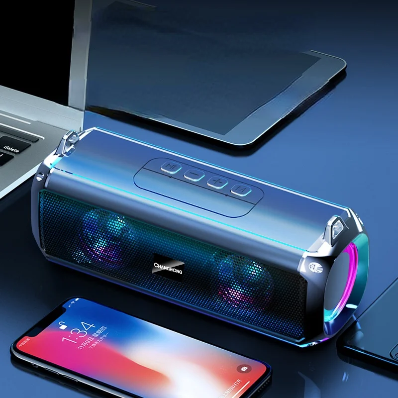 Wireless Bluetooth Speaker 5.0 High Volume Portable Mini Home Computer Audio Subwoofer Card Audio Colorful Light Small Speakers
Wireless Bluetooth Speaker 5.0 High Volume Portable Mini Home Computer Audio Subwoofer Card Audio Colorful Light Small Speakers