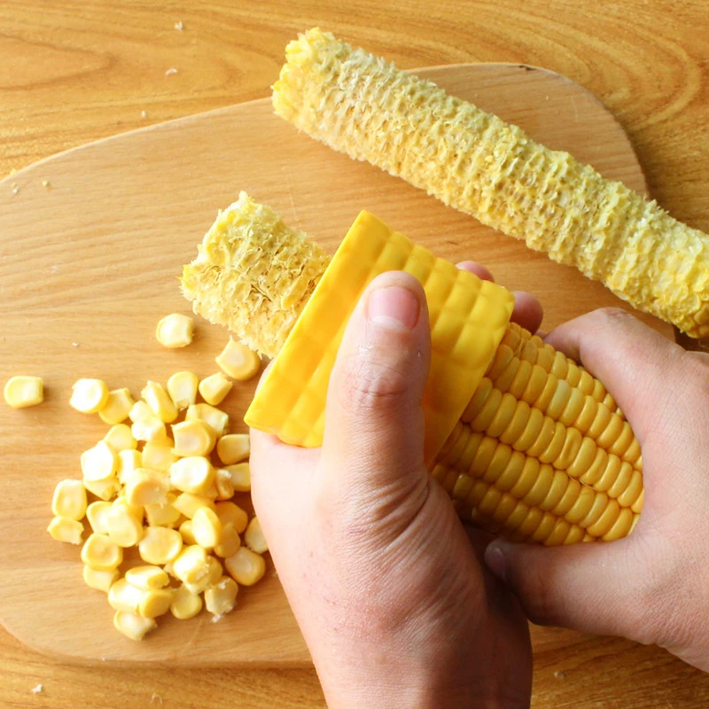 Kitchen Gadgets Corn Stripper Cutter Creative Corn Shaver Peeler Separator Home Kitchen Cooking Accessories Tools Cob Remover
Kitchen Gadgets Corn Stripper Cutter Creative Corn Shaver Peeler Separator Home Kitchen Cooking Accessories Tools Cob Remover