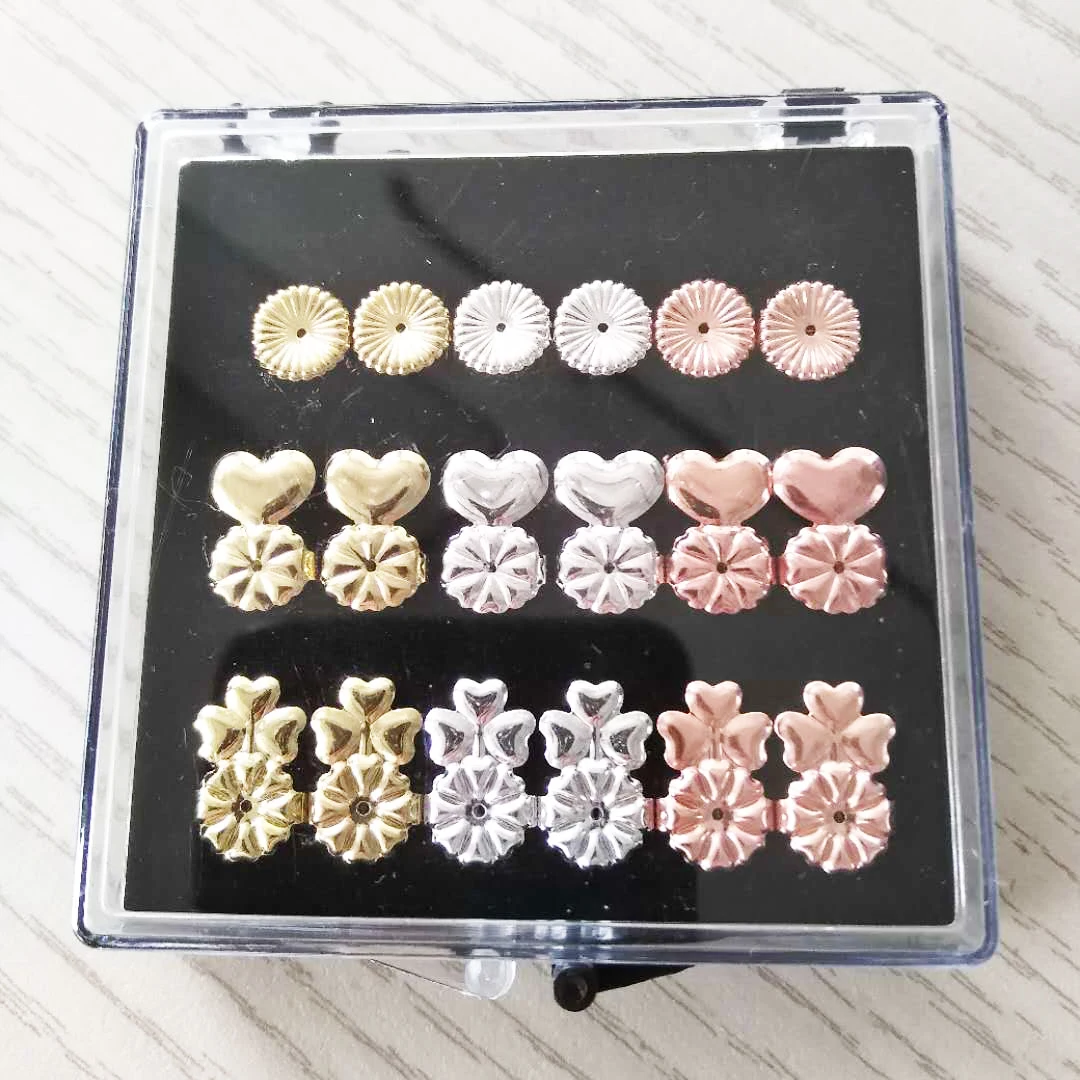 2020 New 9 pairs/set 925 Sterling Silver 3 Pairs Bax Earrings Back Heart Risers Firmly Supports Hypoallergenic Butterfly Crown
2020 New 9 pairs/set 925 Sterling Silver 3 Pairs Bax Earrings Back Heart Risers Firmly Supports Hypoallergenic Butterfly Crown