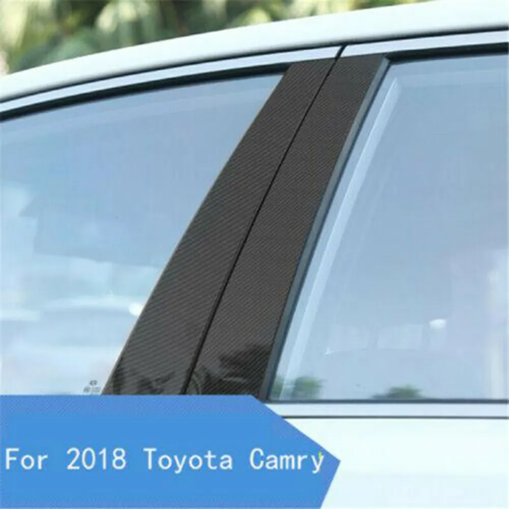 For Toyota Camry 18-2021 8 X Carbon Fiber Car Door Window Pillar Sticker Trim Frame Panel Decal Casement Pillars Post Cover Trim
For Toyota Camry 18-2021 8 X Carbon Fiber Car Door Window Pillar Sticker Trim Frame Panel Decal Casement Pillars Post Cover Trim