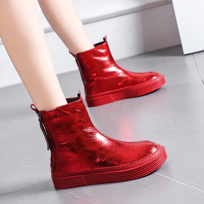 Женские ботинки мартинсы из натуральной кожи, на молнии, в британском стиле, до осени, 2020
Женские ботинки мартинсы из натуральной кожи, на молнии, в британском стиле, до осени, 2020