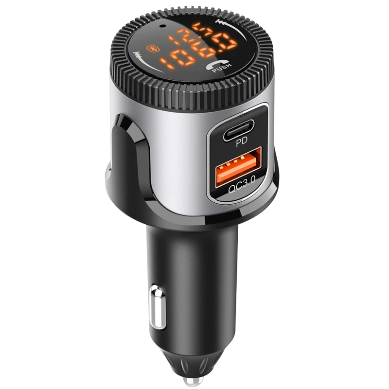 Автомобильное зарядное устройство QC 3,0 с двумя USB-портами и поддержкой Bluetooth 5,0, FM, MP3, громкой связи
Автомобильное зарядное устройство QC 3,0 с двумя USB-портами и поддержкой Bluetooth 5,0, FM, MP3, громкой связи