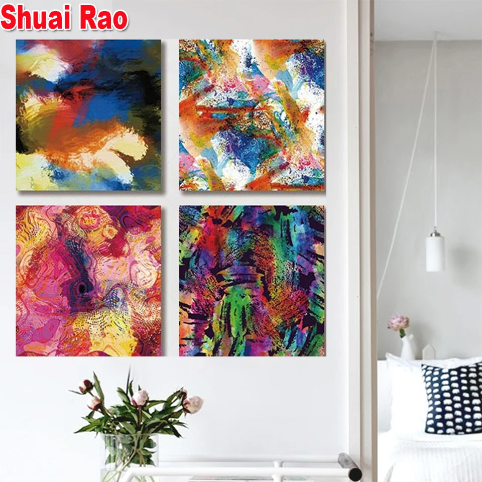 Diamond Painting Complete Novelty,Abstract Bright Art 4 Pcs Diamant Embroidery Sale 5d Diy Diamond Mosaic Rhinestone
Diamond Painting Complete Novelty,Abstract Bright Art 4 Pcs Diamant Embroidery Sale 5d Diy Diamond Mosaic Rhinestone