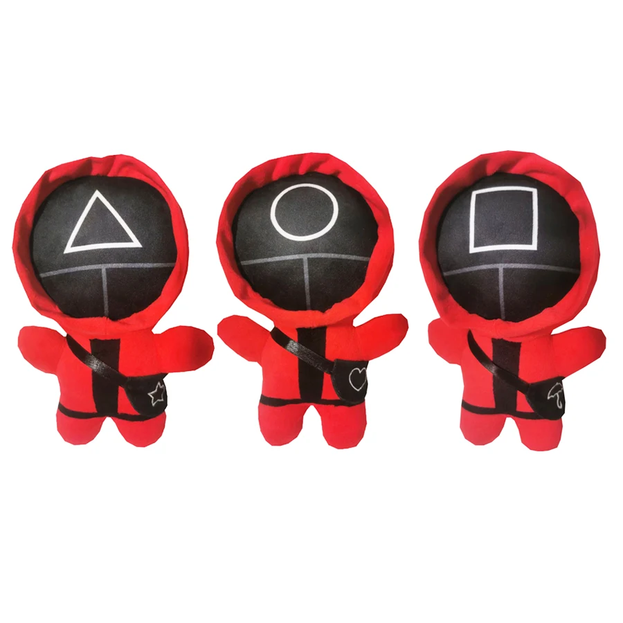 2021 SquidGame Plush Toy Kawaii Stuffed Doll Korean Funny Cartoon Squid Game Character Toys Halloween Christmas Kids Gifts
2021 SquidGame Plush Toy Kawaii Stuffed Doll Korean Funny Cartoon Squid Game Character Toys Halloween Christmas Kids Gifts