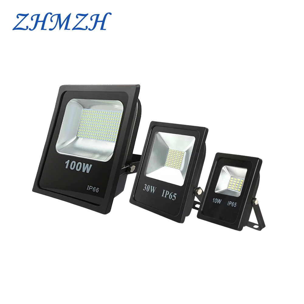 

ZHMZH LED Floodlight Waterproof IP66 DC 12V Flood Light Professional Outdoor Spotlight For Night Market 10W 20W 30W 50W 100W